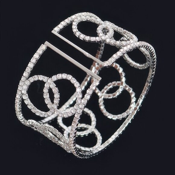 Wrap Rhinestone Bangle - Picture 4 of 4